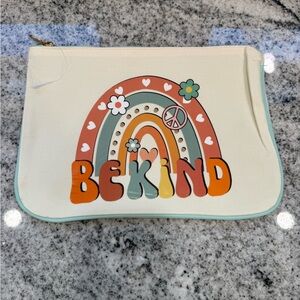 Colorful 'Be Kind' Women's Pouch